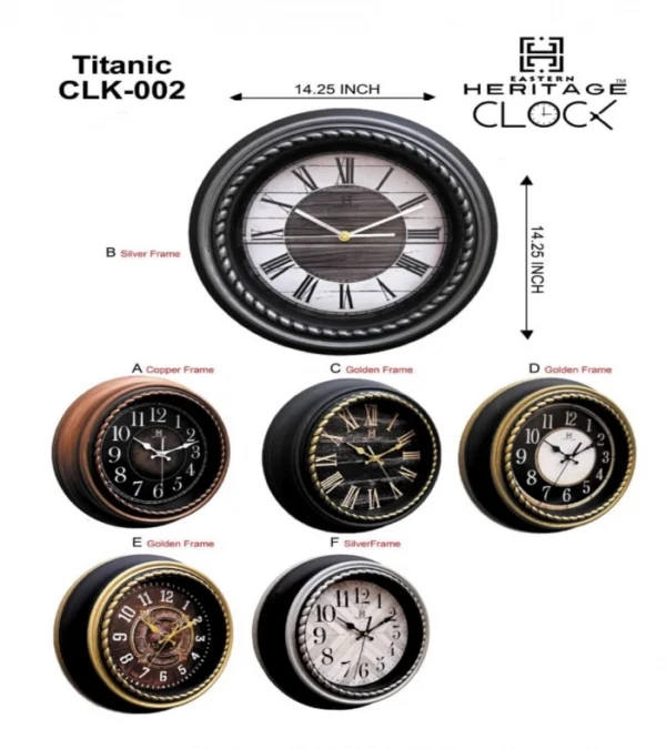 HERITAGE WALL CLOCK SCOTTISH Item Code: CLK-022