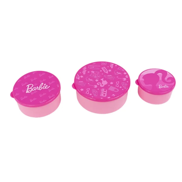 Barbie Collection Food Storage Containers (3 pcs)