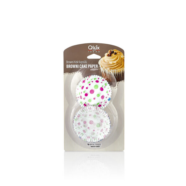 Qlux L-00169 | Brownie Cake Paper (60 Pc.)