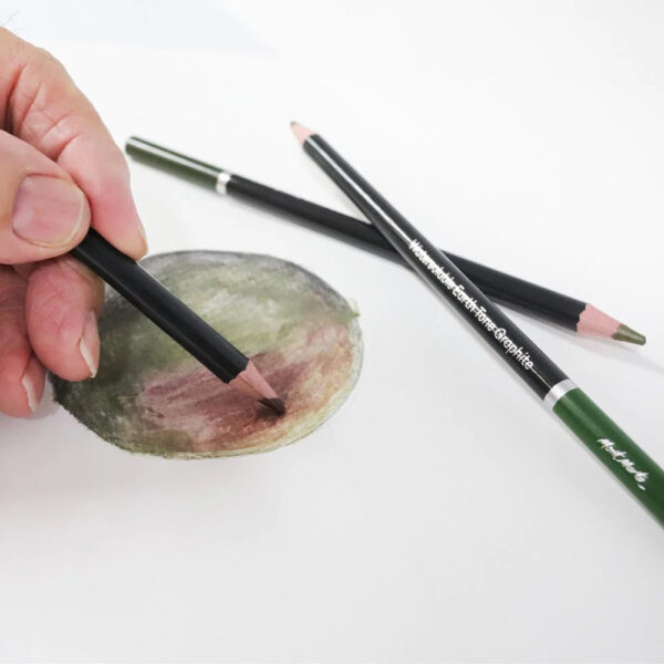 Mont Marte Watersoluble Earth Tones Coloured Graphite Pencils Signature 12pc - Image 2