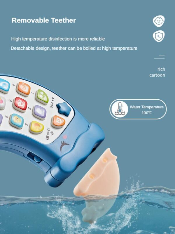 Moon Shaped Learning Music Phone - Image 5