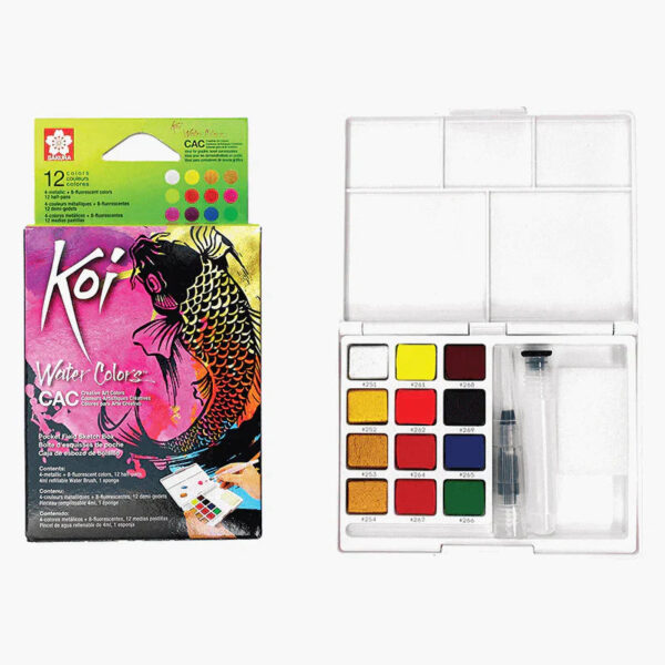 Sakura Koi Neon Watercolor Set Of 12 - Image 5