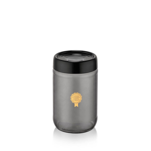 Qlux BLACK PEARL GLASS JAR 660 CC
