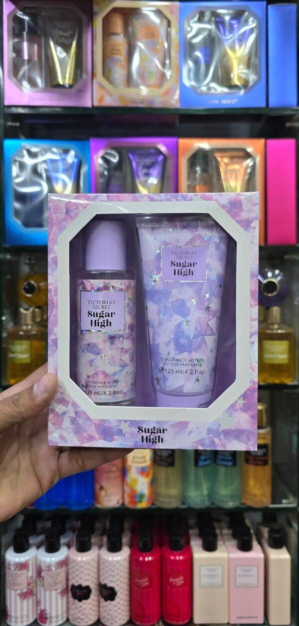 VICTORIA'S SECRET| SUGAR HIGH COMBO(Sugar High Body Lotion & Pure Seduction Mist Set 125 ML: - Image 5