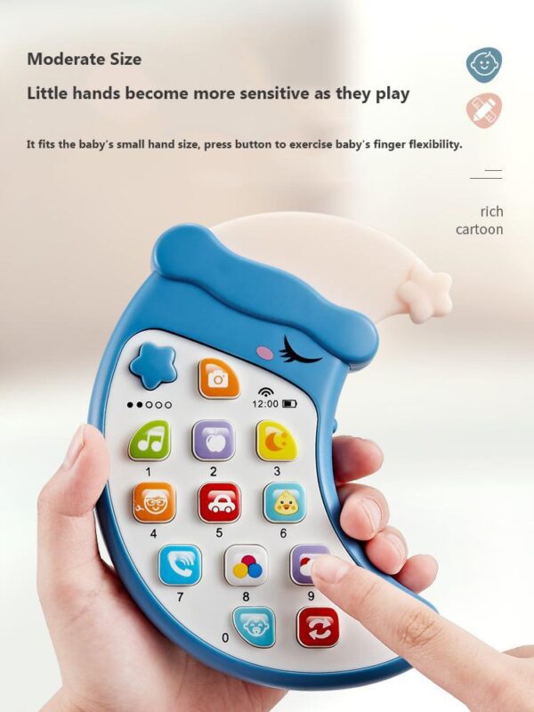 Moon Shaped Learning Music Phone - Image 6