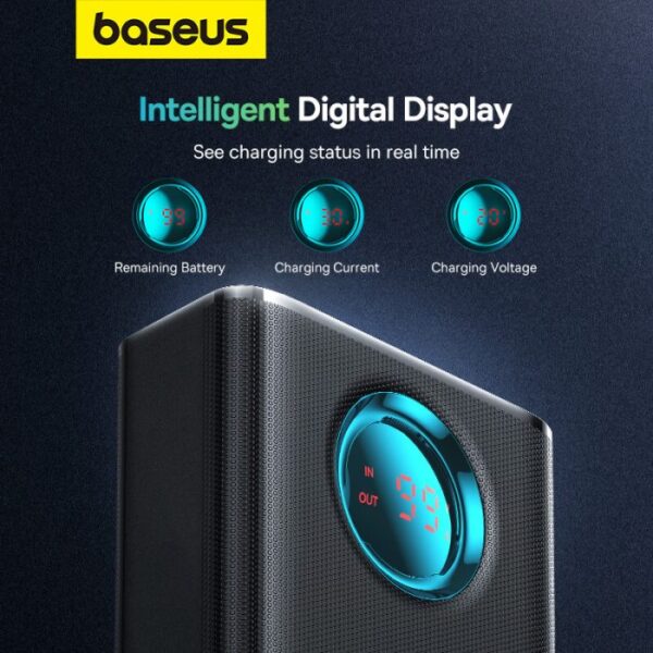 Baseus Amblight Digital Display Fast Charge Power Bank 26800mAh - Image 7