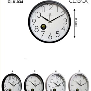 Heritage Wall Clock SQUAT BIG 15.25"(Item Code: CLK-034):