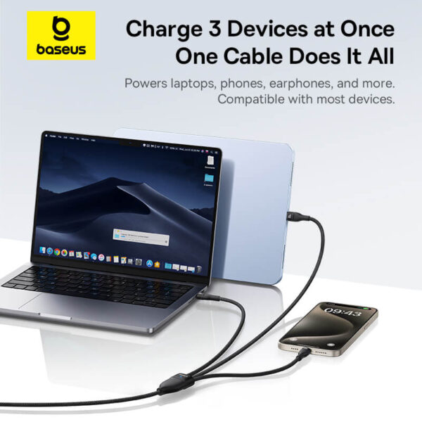 Three Fast Charging Cable Baseus Flash Series 111 - Image 8