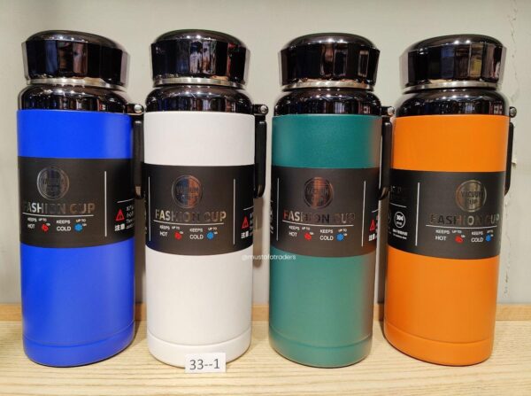 Insulated Vacuum Thermos Flask(FAT 800 ML) Thermos Coffee Thermos Flask Leak Proof Stainless Steel Coffee Hot Cold Drinks :
