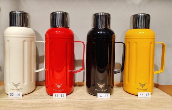 Bottle Lines With Handle Thermos Flask with Cup, 24 Hrs. Hot and Cold Thermos steel Water Bottle with Vacuum Insulated Mug, 800 ml