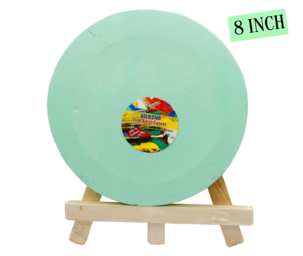Multicolor Round Canvas Board 8 x 8'' Available In 4 Color. - Image 4