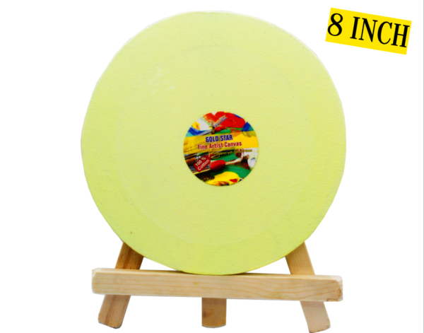 Multicolor Round Canvas Board 8 x 8'' Available In 4 Color. - Image 3