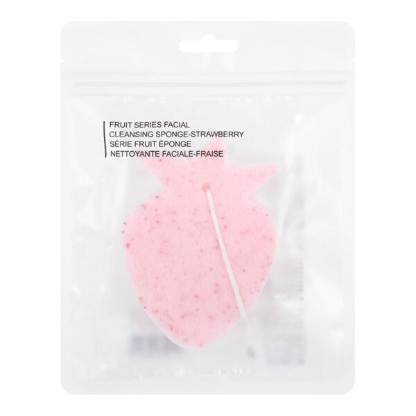 Fruit Series Facial Cleansing Puff (Strawberry). - Image 10