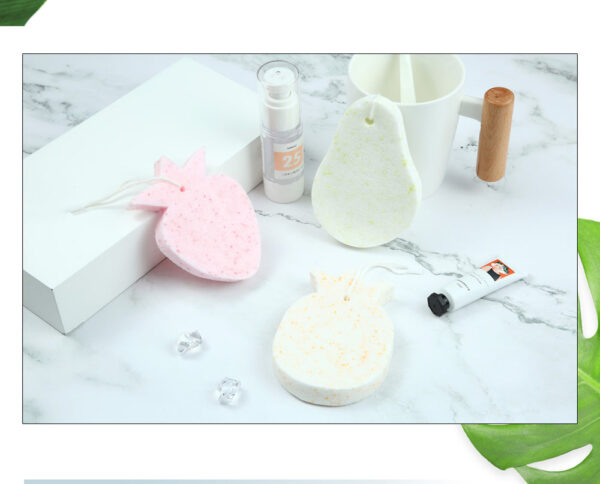 Fruit Series Facial Cleansing Puff (Pineapple). - Image 7