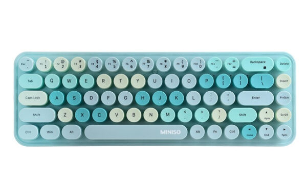 Fashion Wireless Keyboard Model: SK-676AG (Green).