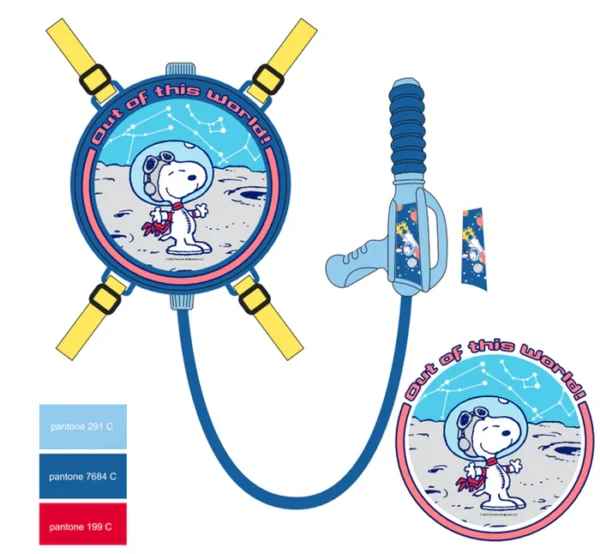 Snoopy the Little Space Explorer Collection Water Blaster Backpack (PDQ)