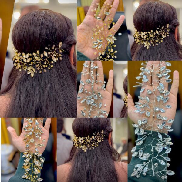 Fancy Wedding & Bridal Hair Comb Jewelry Flower Crystal Tiaras & Hair Accessories