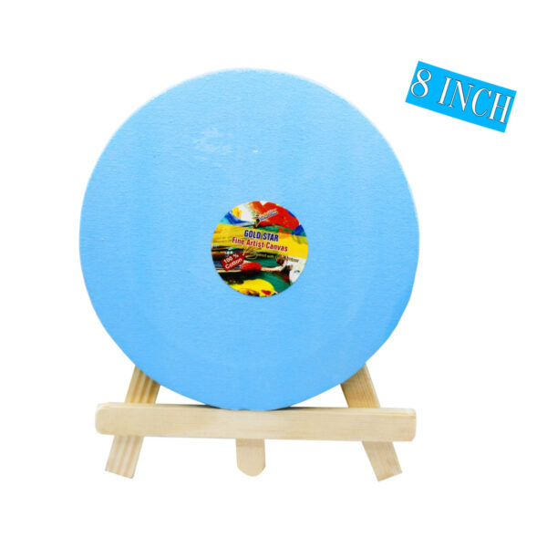 Multicolor Round Canvas Board 8 x 8'' Available In 4 Color. - Image 5