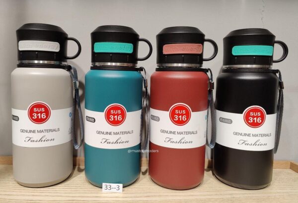 Majestic Stainless Steel Vacuum Bottle With Cap:(ItemCode:33-3),Available in 4 Colors - Image 3