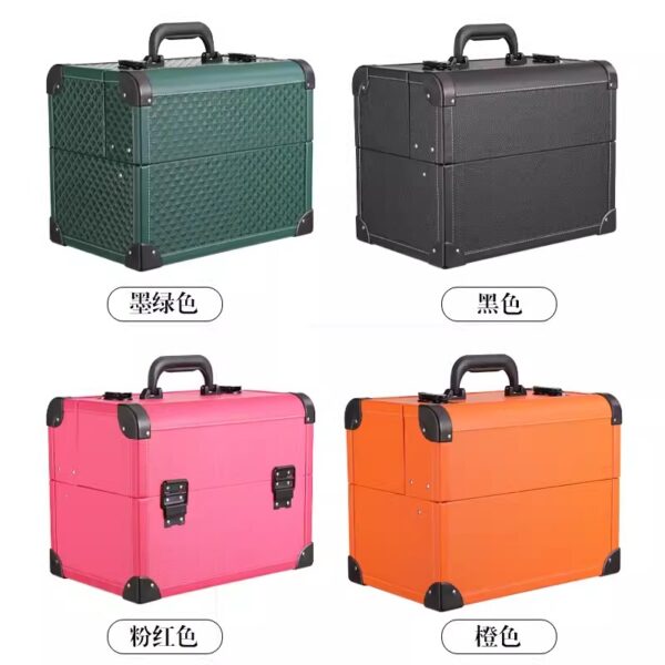 Makeup Case With Mirror Beauty Case Cosmetic Organizer Case