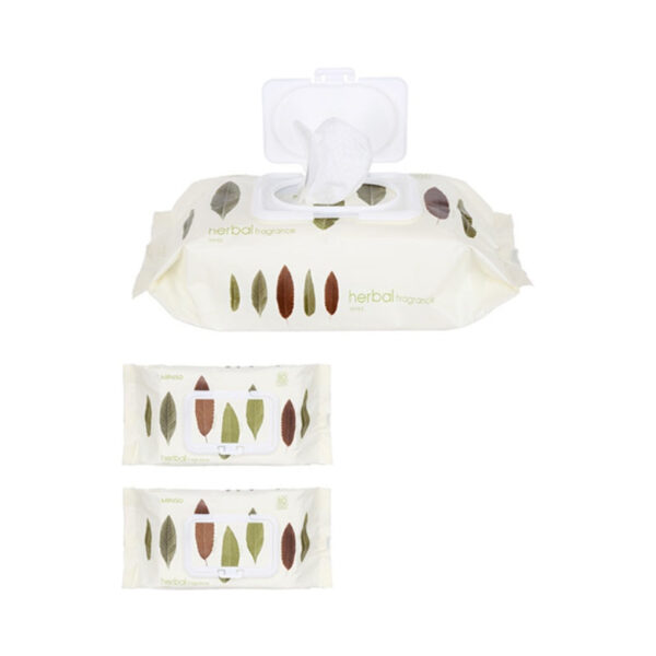 Herbal Fragrance Wipes 80 Sheets. - Image 5