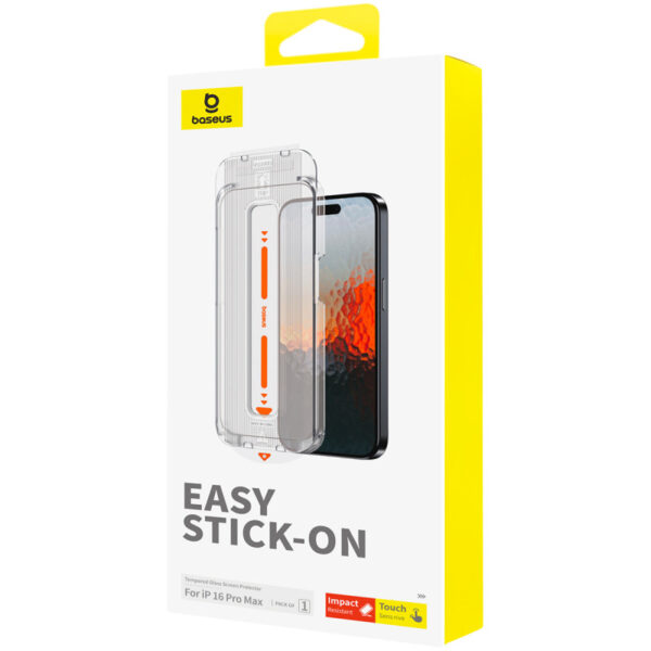 Baseus Sapphire Series Full-Coverage 9H Tempered Glass Screen Protector for iPhone 16 Pro Max