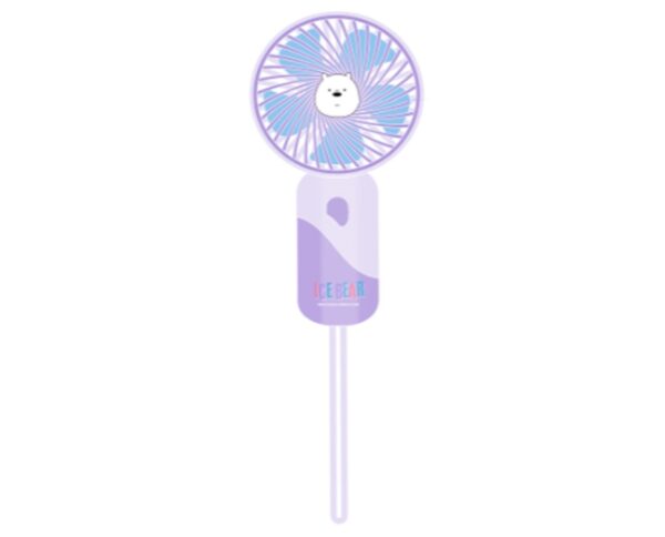 We Bare Bears Seaside Music Festival Collection Handheld Fan (Ice Bear)