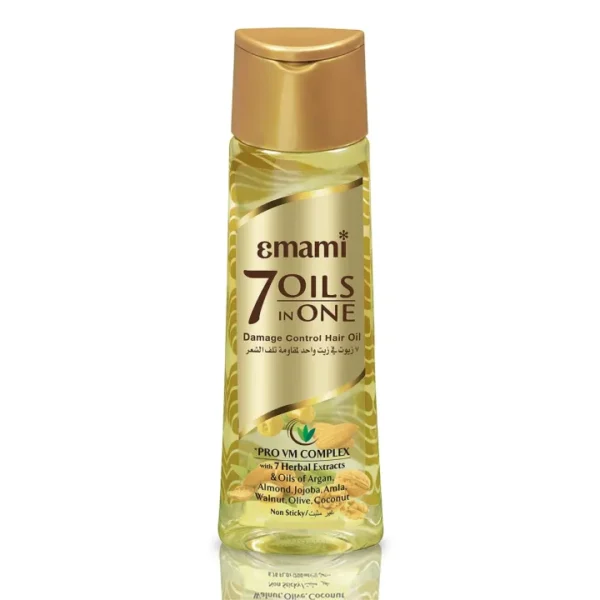 Emami 7 Oils In One Damage Control Hair Oil, with Goodness of Almond Oil, Coconut Oil, Argan Oil and Amla Oil, 200 ml. - Image 6