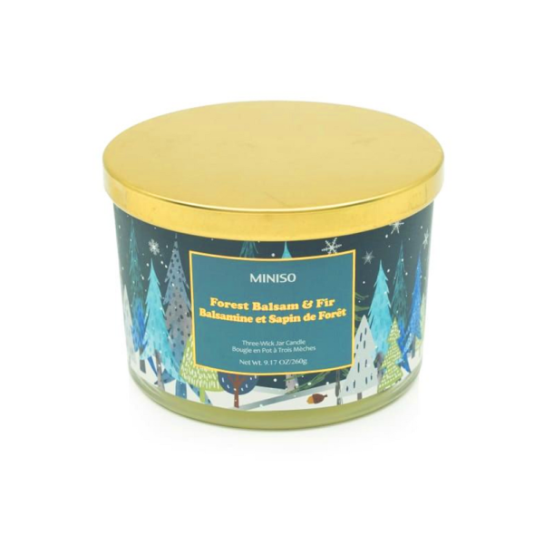 Fall & Winter Series Three-Wick Jar Candle (Forest Balsam & Fir).