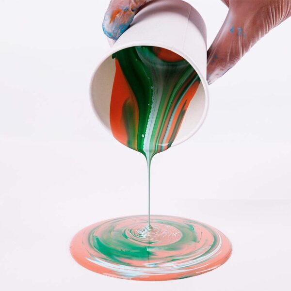 Mont Marte Pouring Acrylic Paint Set Premium 4 pc x 60 ml. - Image 7