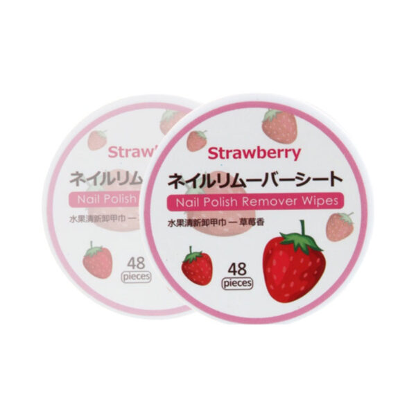 Nail Polish Cleansing Wipes (Strawberry Fragrance). - Image 4
