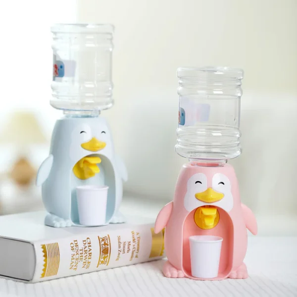 9in. Mini Penguin Water Dispenser(Blue)