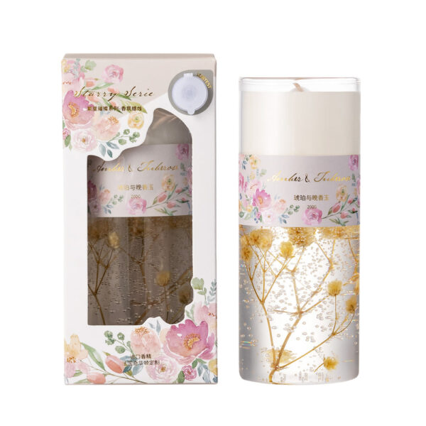 Sparkling Stars Scented Candle (Amber & Tuberose).