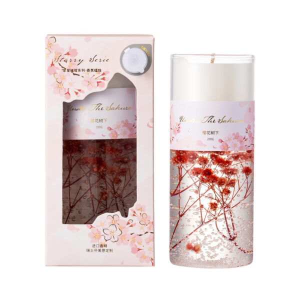 Sparkling Stars Scented Candle (Under the Sakura Tree).