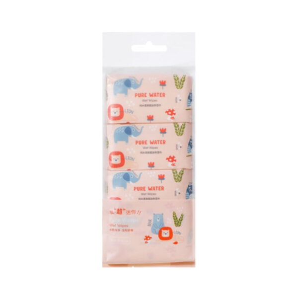 Forest Animals EDI Pure Water Mini Wet wipes. - Image 2