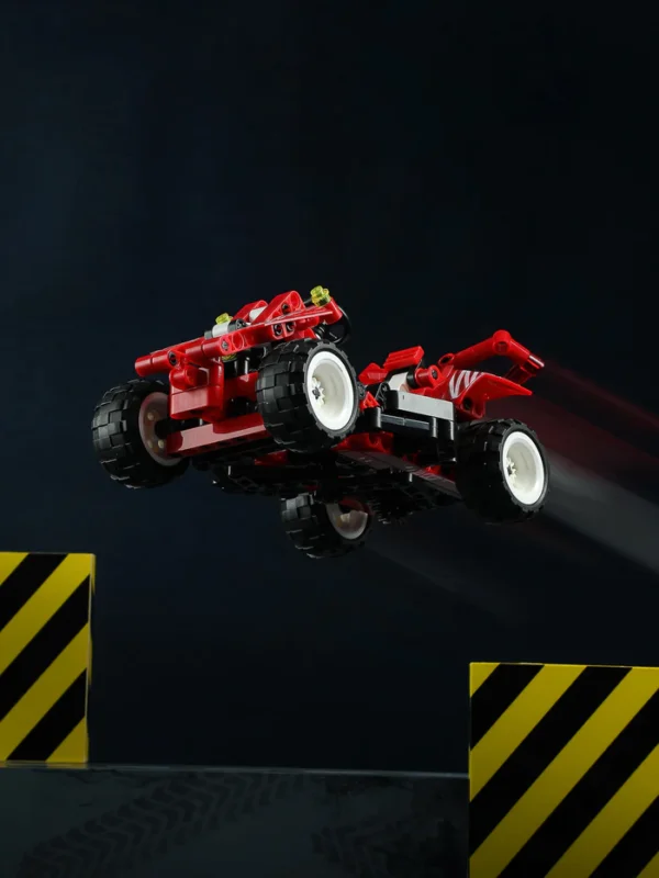 Race Car Building Kit(Red, 250 pcs) - Image 3