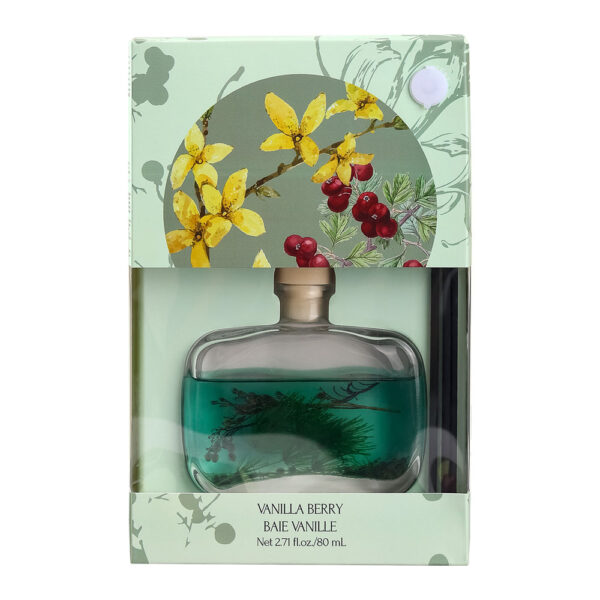 Flower in Water Series Reed Diffuser (Vanilla Berry).