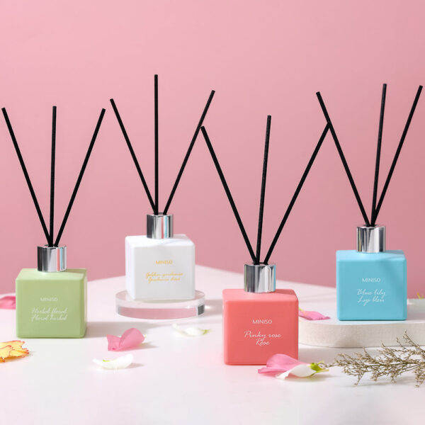 Flower Language of Four Seasons Series Reed Diffuser (Golden Gardenia). - Image 4