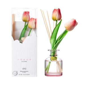 MINISO Master Floral Series Reed Diffuser (Sunset Tulip, 120 mL).