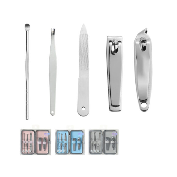 Manicure Set (5 pcs with Storage Case).