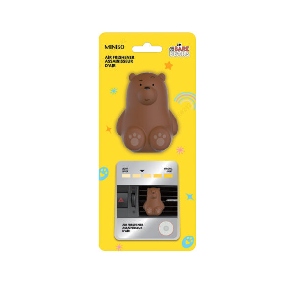We Bare Bears Collection Car Air Freshener (Citrus)(Grizz).