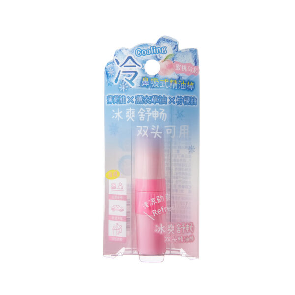 Cooling 2-in-1 Nasal Inhaler (Peach oolong scent).