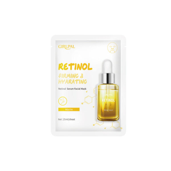 Pack of 2 | Girlpal Rentinol Serum Facial Mask.