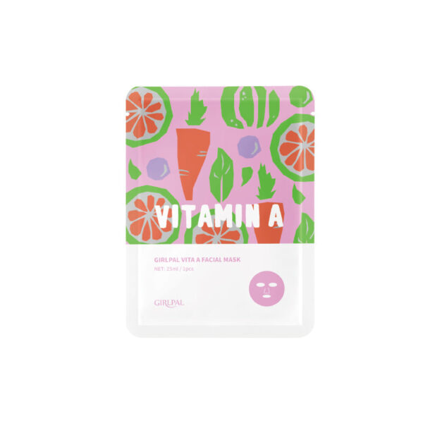 Pack of 2 | Girlpal Vita A Facial Mask.