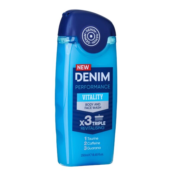 Denim Body And Face Wash Vitality For Men 250 ML.