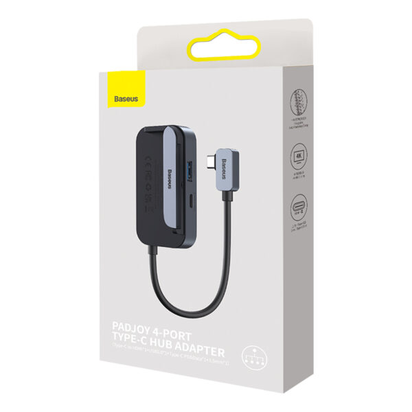Baseus 4-Port Pad Joy Type-C HUB Adapter - Image 2