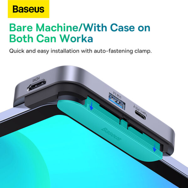 Baseus 4-Port Pad Joy Type-C HUB Adapter - Image 3