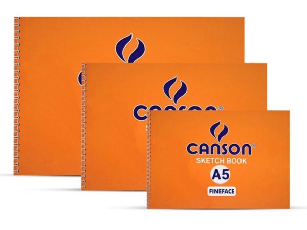 Canson Sketch Book Scholar Sheet Grain Paper (Size A5).