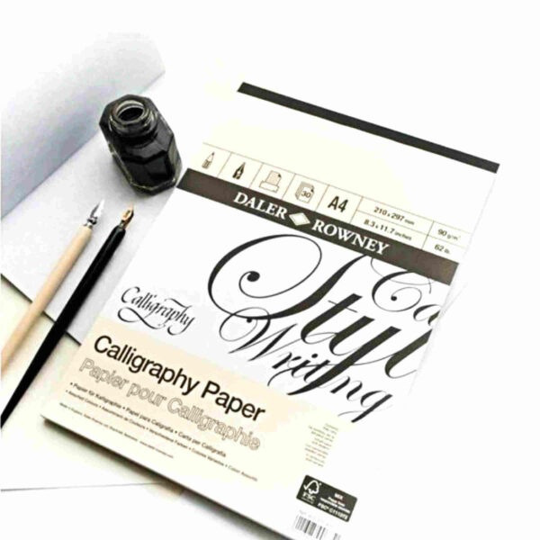 Daler Rowney Calligraphy Pad A4.