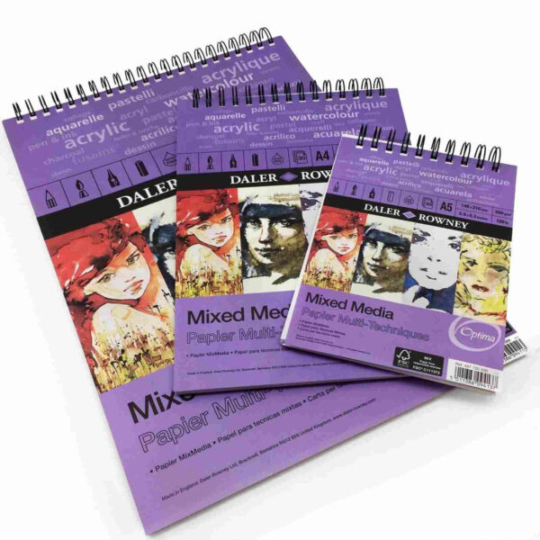 Daler Rowney Mixed Media Spiral Pad A5. - Image 3